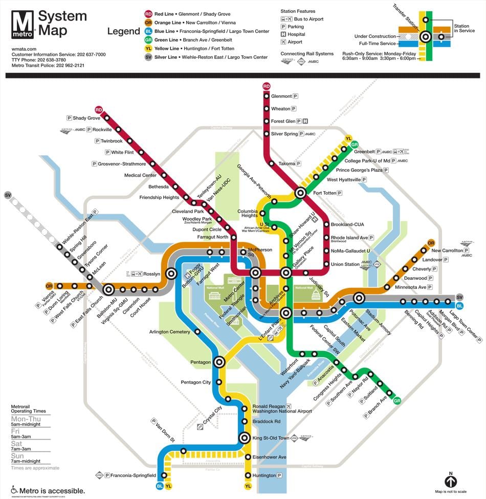 dc metro carte 2015