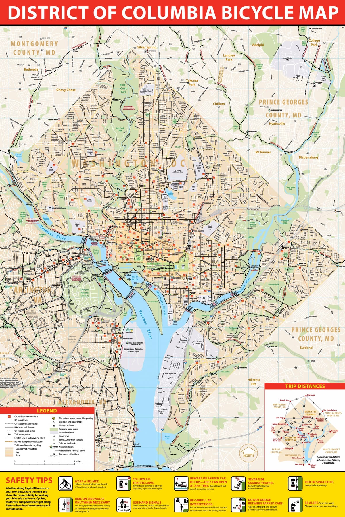 washington, dc, du vélo à la carte