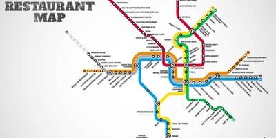 La carte de washington, dc restaurants