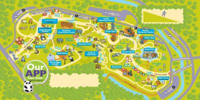 Le plan du zoo de Washington