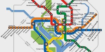 Cc plan de métro de planificateur