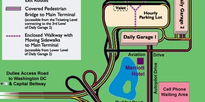 Dulles parking carte